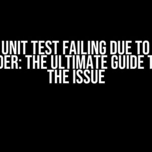 Java Unit Test Failing Due to Null KeyHolder: The Ultimate Guide to Fixing the Issue